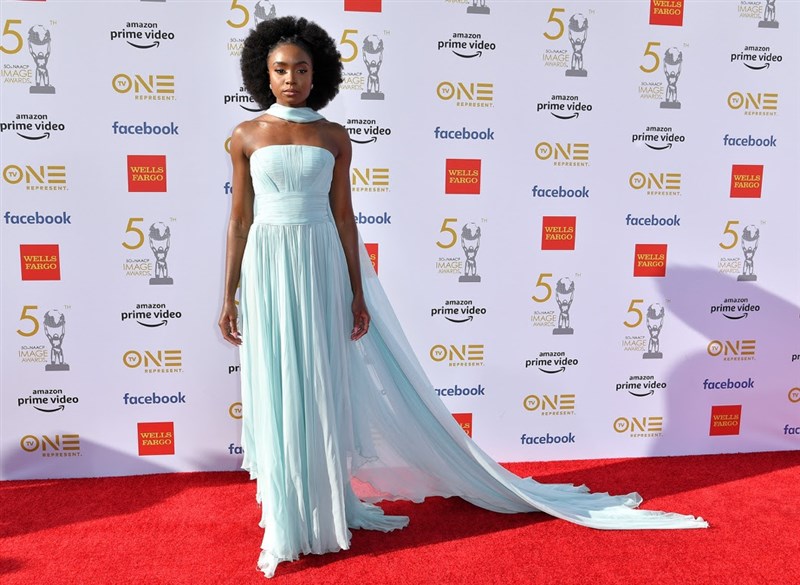 Celebrities in Georges Chakra at The 50th Annual NAACP Image Awards